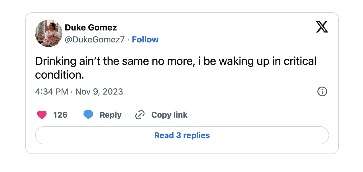 Round-up of funny and relatable tweets